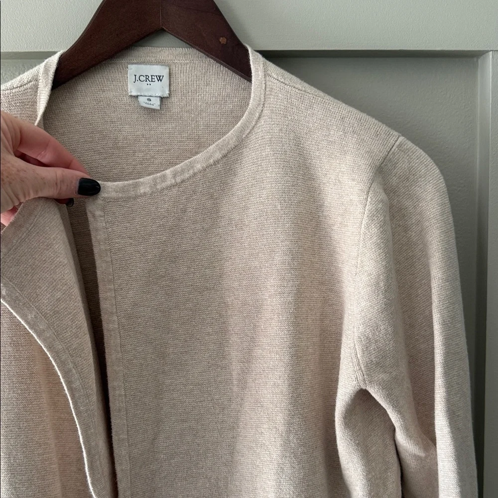 J. Crew Juliette Collarless Sweater Blazer Open Cardigan - Picture 5 of 8